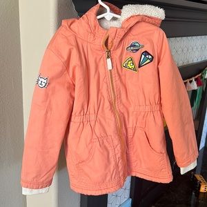 Cat & Jack Peachy Jacket W/Gold Zipper 5T